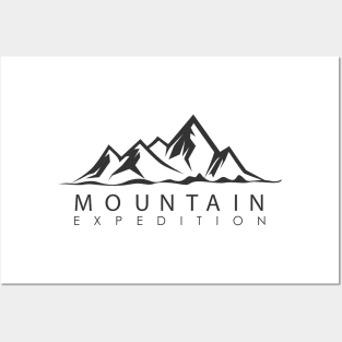 Mountain expedition adventure Posters and Art